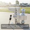 Adjustable Trailer Hitch with Dual Ball Versatile doubleBall Mount Hardware