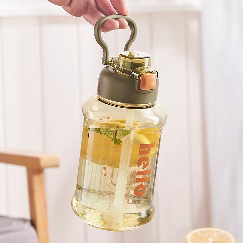 SW 1000ml Portable Straw Water Bottle 1000ml