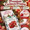 6-Pack Christmas Gift Card Book Covers Spiral Bound Holiday Gift Card Organizer 10 Themed Pages Festive Kids Teens