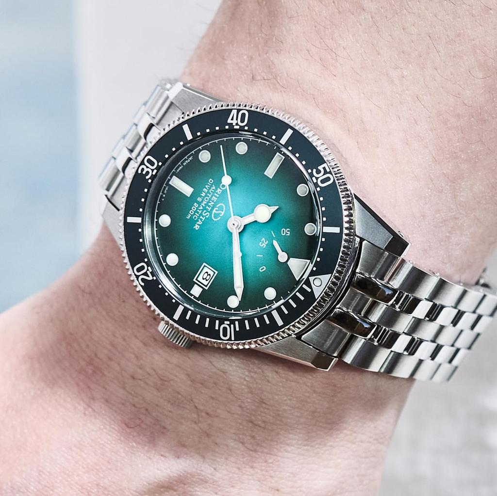ORIENT STAR Orologio Automatico M42 F6 Diver 1964 2° Meccanico Made in Japan 2 Anni di Garanzia Domestica 200m Impermeabile per Immersioni Subacquee Verde [Orient Star]