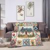 Coperta Morbida Trapuntata a Forma di Casa per Bambini e Adulti, Coperta in Flanella per Divano, Poltrona, Letto, Design Super Caldo, Copriletto