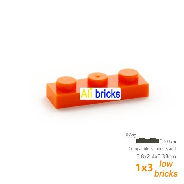 20 Stück MOC Kompatible Bausteine 3623 Platte 1 x 3 für Bausteine Teile DIY Story Pädagogisches Geschenk Spielzeug