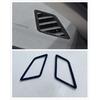 For Mitsubishi Outlander   2024 ABS Front Air Vent Cover Trims Outlet Frame Decoration Sticker Car Styling Accessories