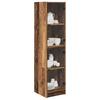 Highboard Reclaimed Wood 35 X 37 X 142 Cm Engineered Wood