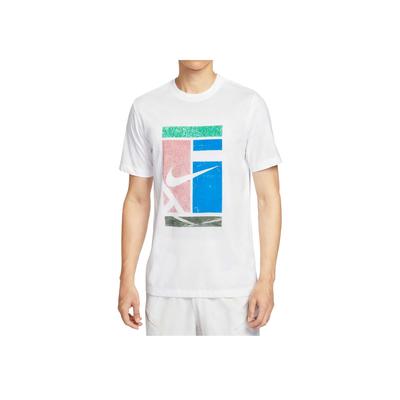 Dri-Fit Court Solid Knit Short Sleeve T-Shirt Men Tops HV1789-100