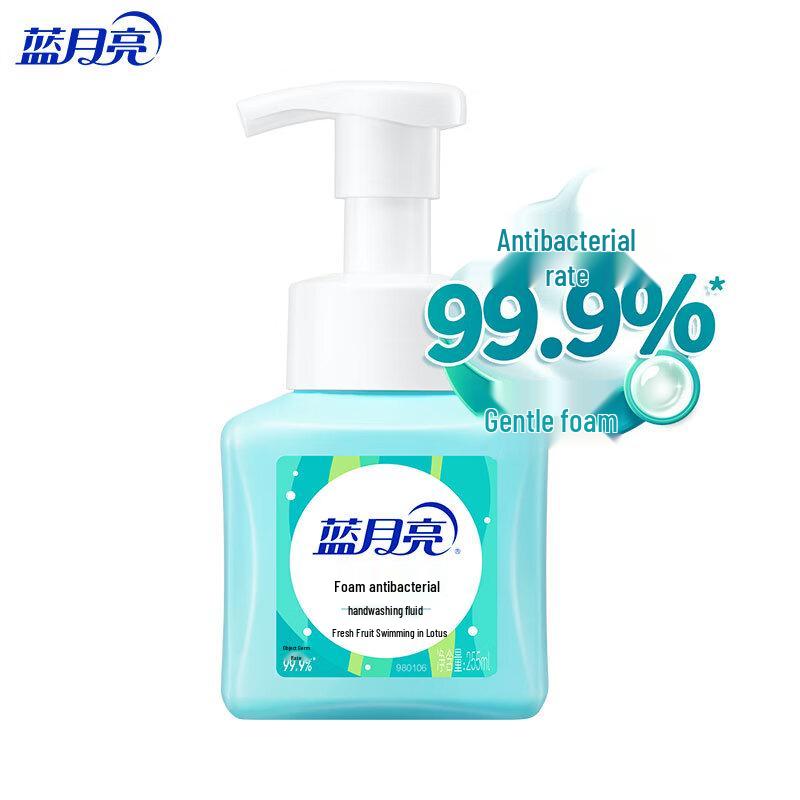 

Blue Moon Foaming Antibacterial Hand Soap, Fresh Fruit Mint, 255ml