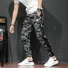 Military Vintage Men Army Gree Camouflage Sweatpants Streetwear Fashion Spring Summer New Male Thin Elastic Waist Baggy Trousers