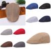 Fashion Mesh Newsboy Style Breathable Sun Hat Peaked Cap Beret Hat