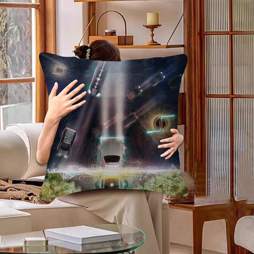 Movie Back To The Future Trilogy Cushion Cover Pillowcase Upholstery Sofa Throw Pillow Home Decor Pillowcas