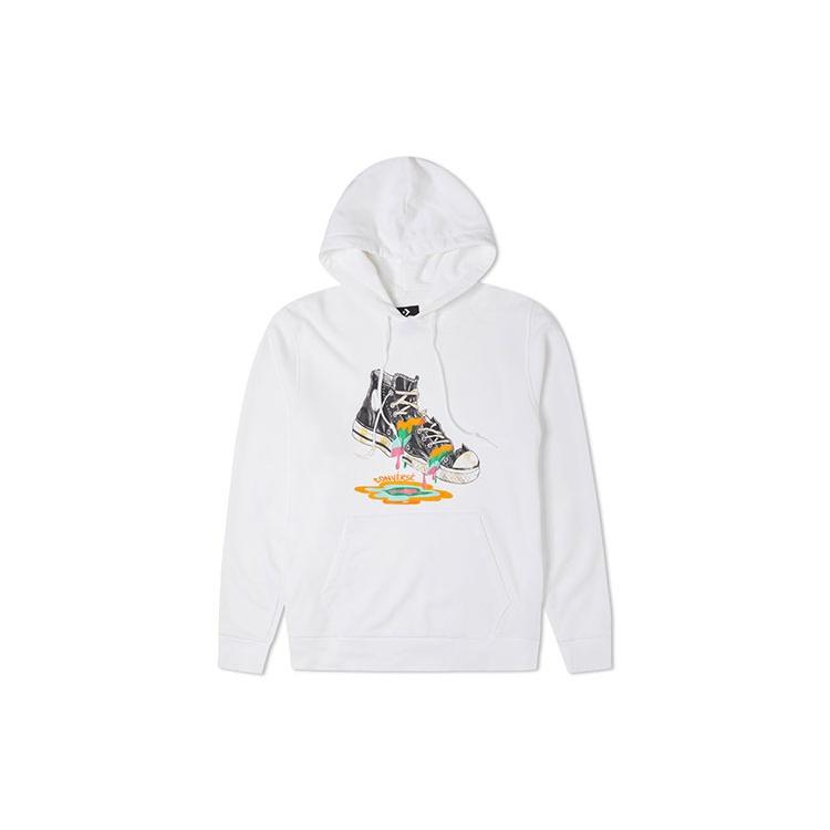 Converse Shoes Printing Fleece Lined White Men s 10022937-A01 S