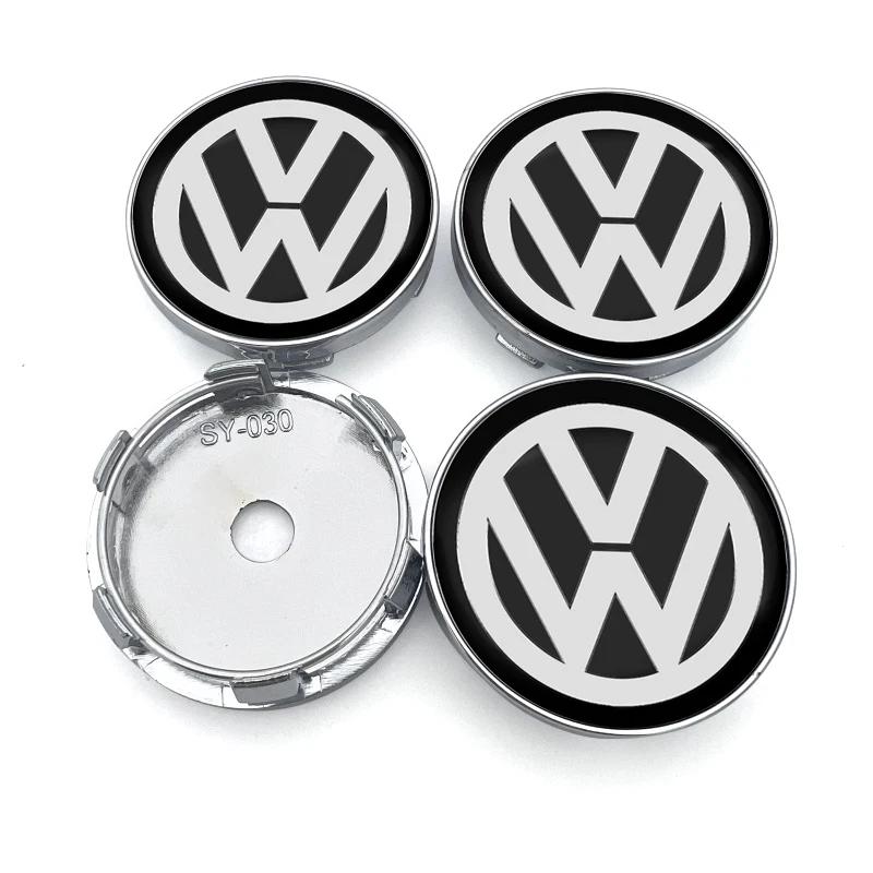 

2026 Hot For Volkswagen VW Car Wheel Center Hub Cap Car Rims Dust-proof Cover Hubcaps For Volkswagen Golf 3 4 MK3 MK4 Passat 3BG чёрный