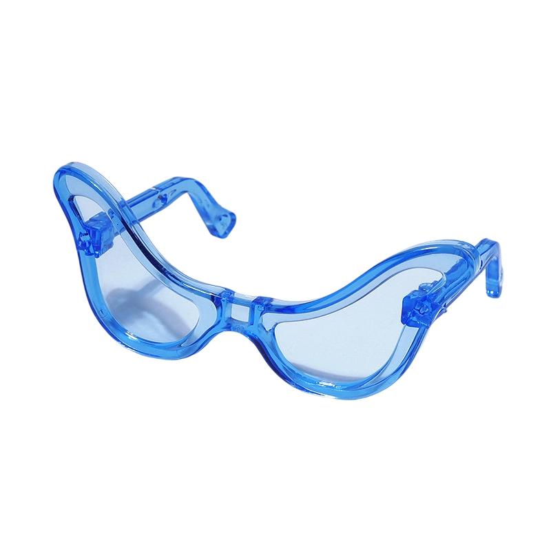 Puppenbrillen, 5 Farben Kunststoff Anziehbrillen für Spielzeugbrillen Kostümzubehör DIY Spielzeug Puppenbrillen Zubehör