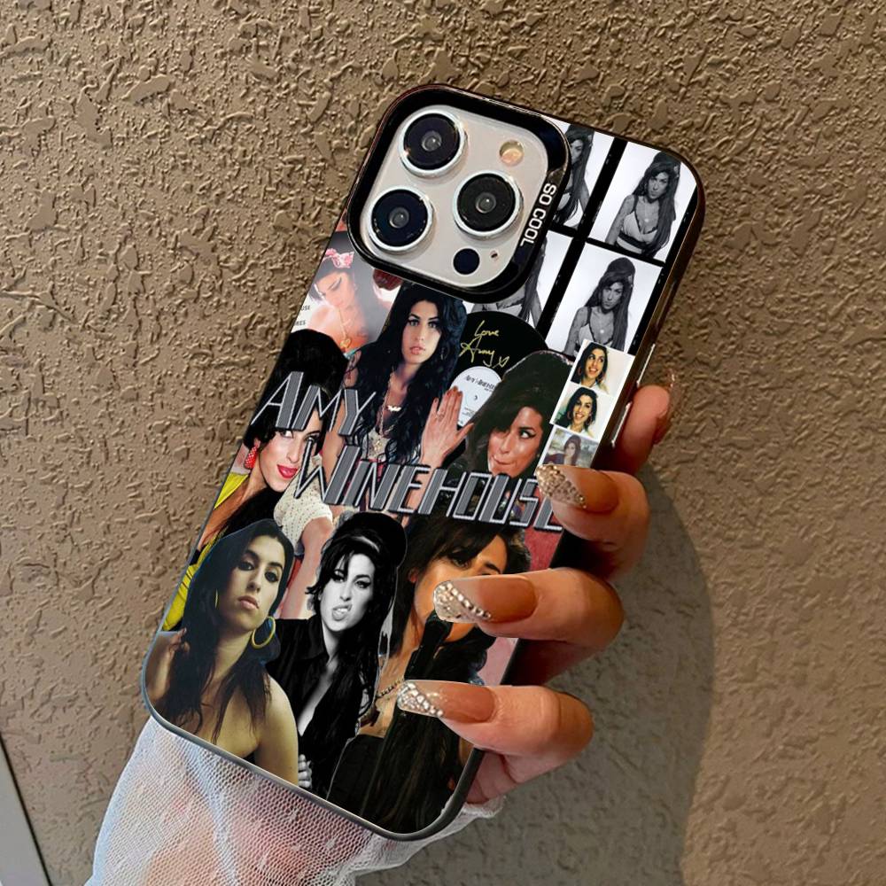 

Beauty Woman A-Amy W-Winehouse Phone Cases For IPhone 17 16 15 14 13 12 11 Plus Pro Max Pro Color Matte Cover iPhone 17pro max
