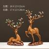 Glück Chinesischer Stil Harz-Handwerk Wohnzimmer Schreibtischdekoration Heimdekorationszubehör Büroeröffnungsgeschenke
