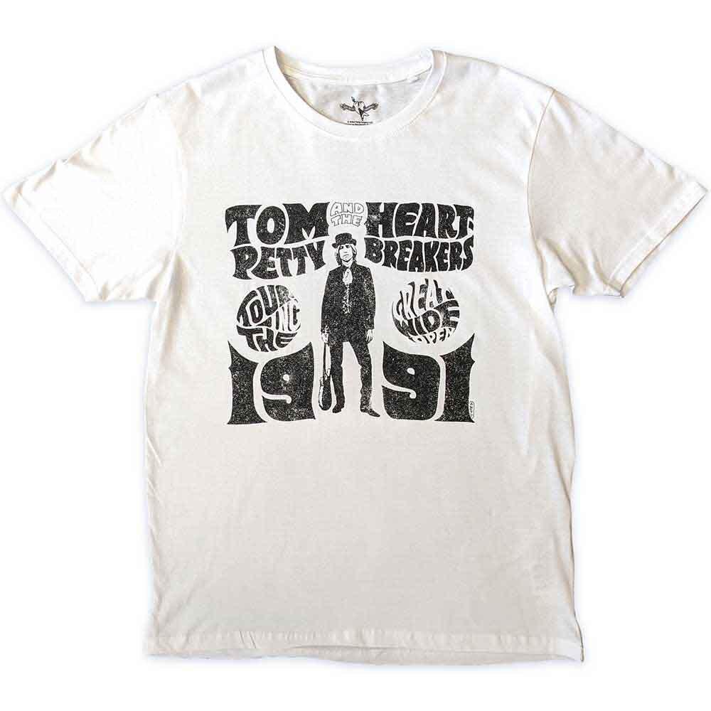 Tom Petty The Heartbreakers Great Wide Open Tour T-Shirt White New S