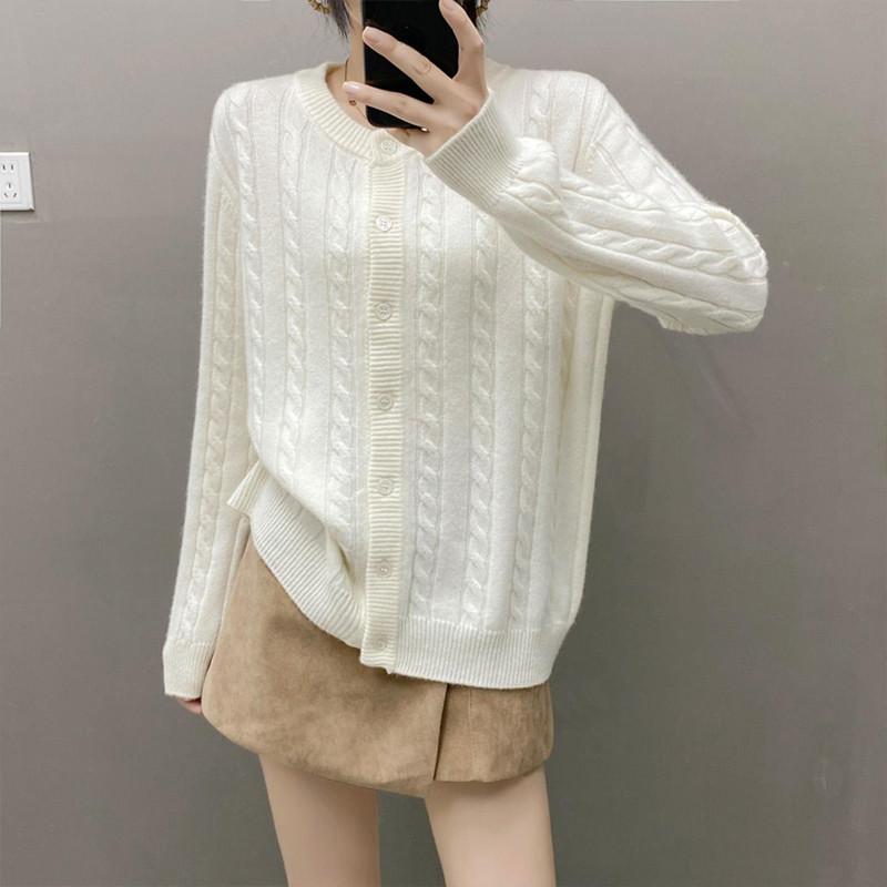 

Женский свитер Qinghe 100% чистый кашемир - Ультрамягкий роскошный зимний пуловер M