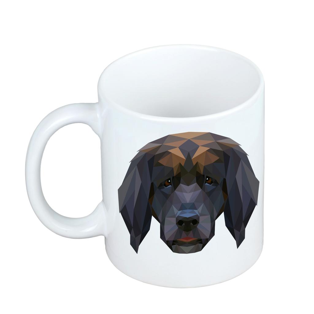 Leonberger -Kubek Ze Zdjęciem I Napisem Geometryczny Pies Art-Dog