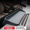 For Zeekr 7X 2025 2026 Car Storage Box Behind The Screen ETC Silicone Center Console Screen Storage Box Car Interior Accessories