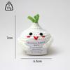 Positive Crochet Dog Doll With Affirmation Card Home Room Decoration Funny Handmade Plush Wool Doll Ornaments Christmas Gifts