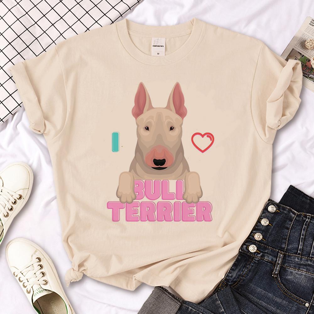 Bull Terrier Top Men Summer Tshirt Boy Manga Harajuku Clothes