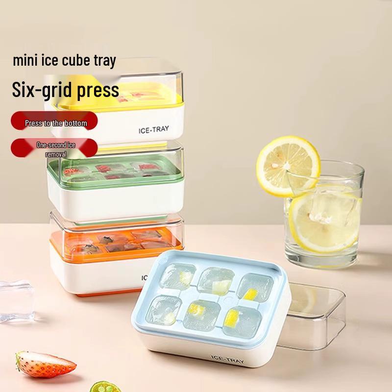 Household Silicone Ice Cube Tray - Soft, Mini Mold for Freezing and Storing Ice Cubes