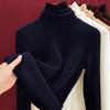 Wool Silk Thermal Underwear Women's Thickened Fleece Autumn Clothes Inner Top Warm Fleece Heating Bottoming Shirt Winter