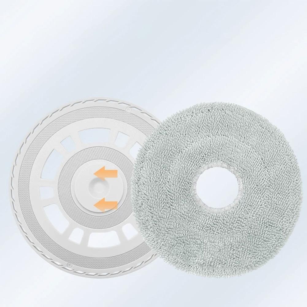 1 Packung Kunststoff-Wischmopp-Halterung Für Xiaomi Roboter-Staubsauger M30 S M40 Weißer Tuchhalter-Modul Ersatzteil Haushaltsreinigungswerkzeug