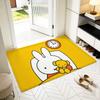 Cartoon Bunny Rabbit kawaii funny M-Miffy Home Bed Rug Kitchen Bath Floormat Hallway Balcony Carpet Entrance Doormat hogar Decor