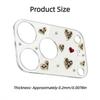 Diamond 3D Heart Glass Camera Protector Clear HD Anti Scratch Lens Film Shockproof Full Cover for iPhone 17 Pro Max 17Pro