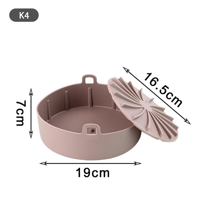 Airfryer Silicone Pot Multifunctional Air Fryers Accessories Fried Baking Tray