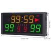 Digital Gaming Scoreboard with Aluminum Alloy for and Boxing Built-in Speaker, 100-240V, Frame, Volleyball, Badminton, (US Plug)