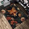 1Pc Animal Flowers Print Rug - Home Decoration Carpet For Living Room Bedroom Flooring Computer Chair Area Rug