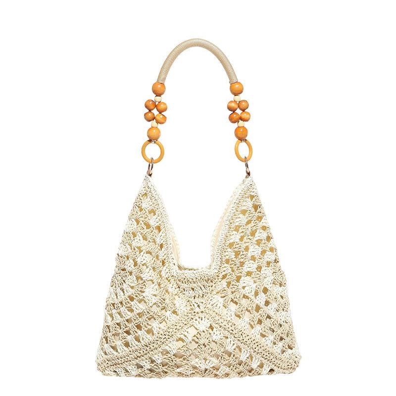 Summer Seaside Vacation Straw Bag - Sweet Commuter Single-shoulder Tote Bag