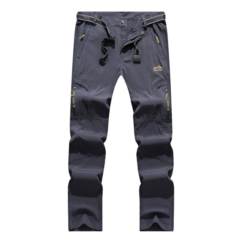 Men's Plus Size Quick-Dry Hiking Pants - Wear-Resistant, Waterproof, Casual, Youth Business Fashion