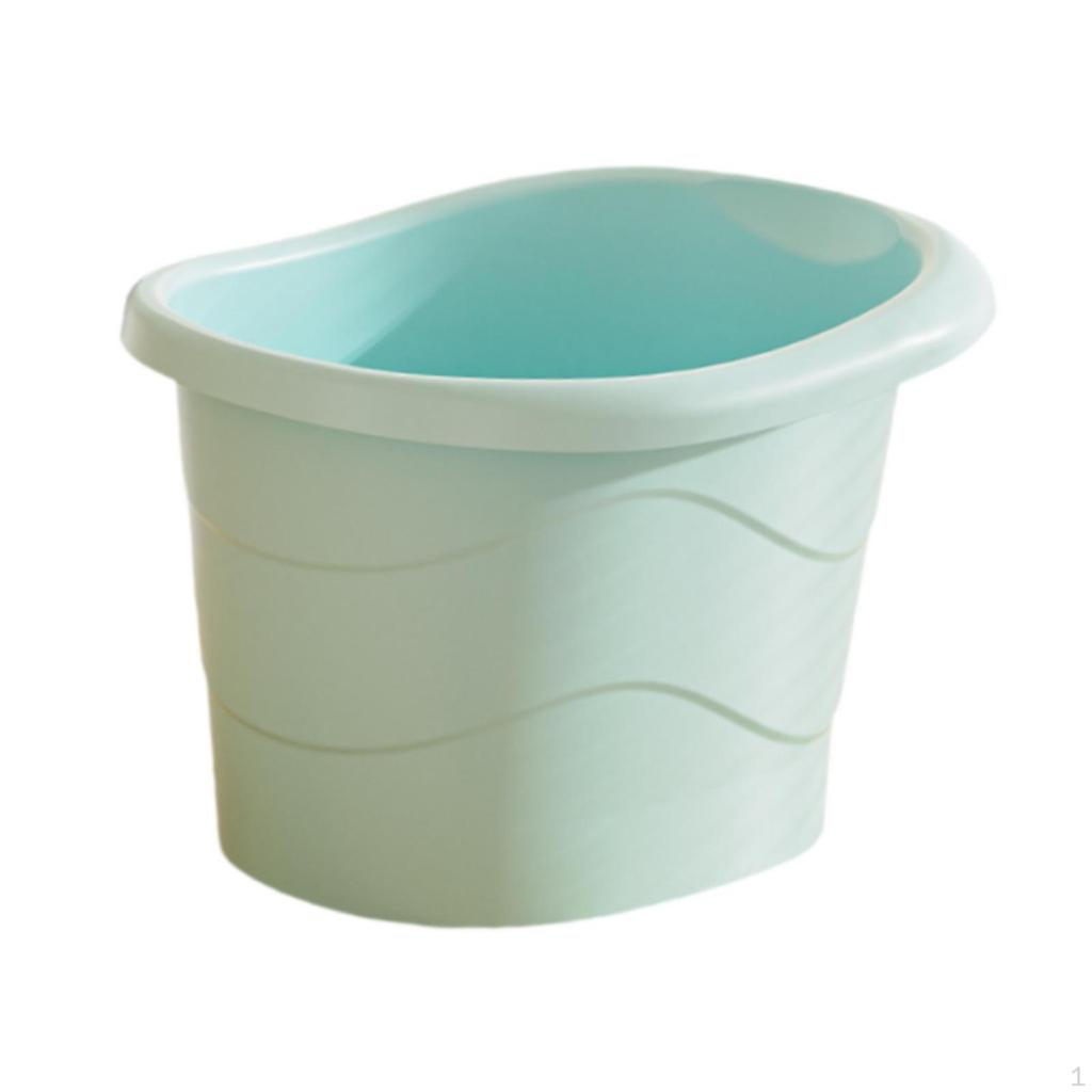 Baby Bath Bucket Tub Comfortable Thickened Sitting Up Shower Basin Bathroom
