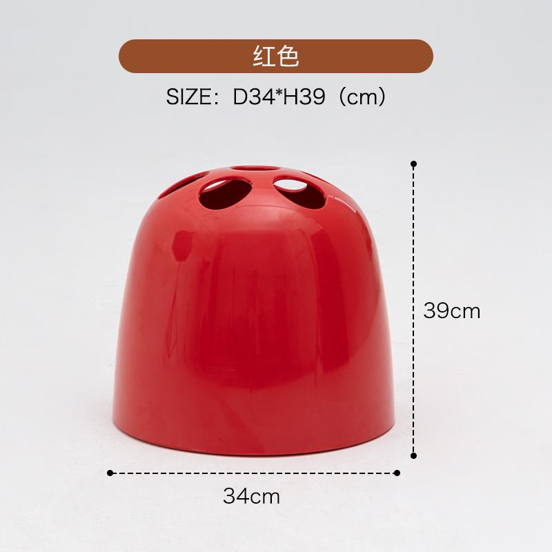 

Retro Italian Umbrella Bin, Ins-Style Space Umbrella Stand, Creative Café Umbrella Holder, Vintage Entryway Organizer красный