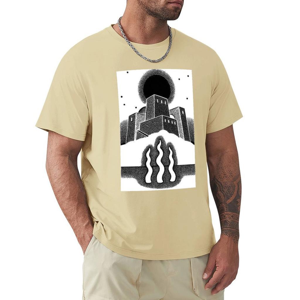 Threshold House T-Shirt Man T Shirt Vintage Clothes Tees Cotton T Shirt Men