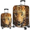 3D Leopard Print Travel Elastic Protective Cover for 18-28 Inch Luggage Suitcase