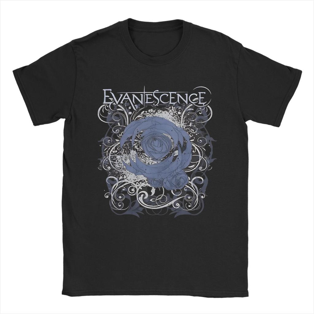 Unisex Unisexs Tshirt Evanescences Rock Funny Cotton Tee Shirt Short Sleeve Music T Shirt Crew Neck Clothes Birthday Gift
