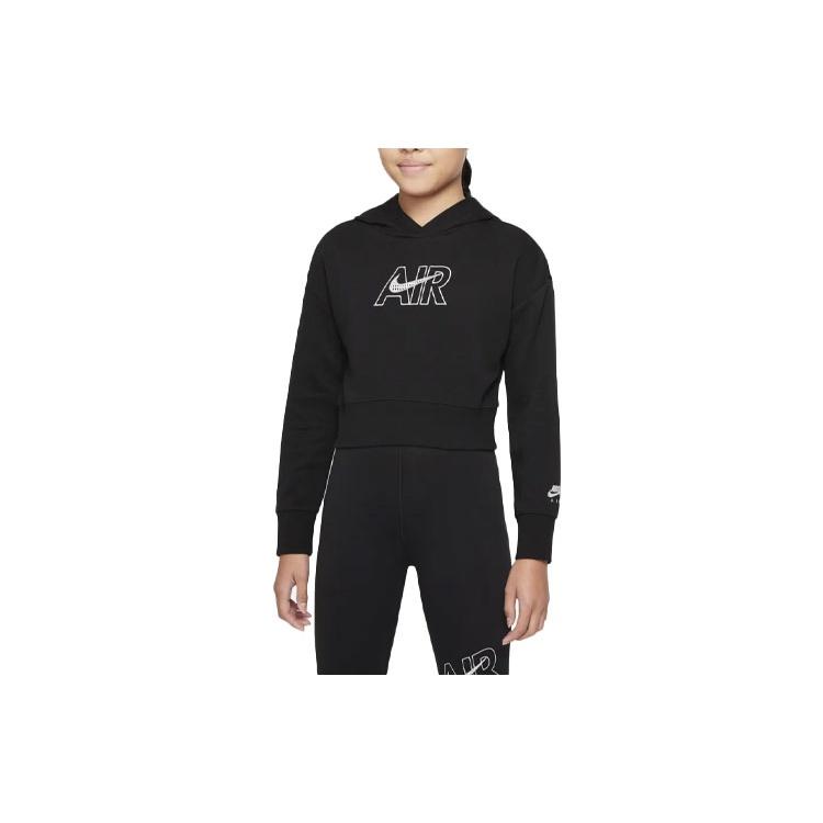 (GS) G Nike Sportswear Air FT CROP Black Kids DM8372-010 M