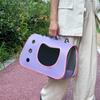 Borsa Portatile per Animali Domestici per Cani Piccoli Gatti Pieghevole da Esterno Borsa per Gatti Traspirante Borsa a Spalla per Gatti Borsa per Trasporto Gattini