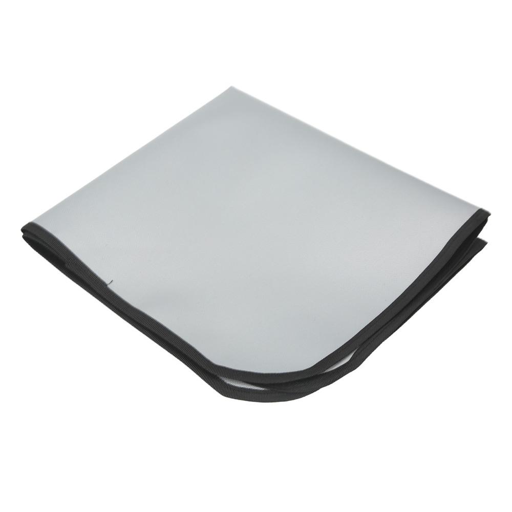 Fiberglass Picnic Fire Blanket Grey Camping Protection Rug Durable Flame Retardant Rug  Camping Use