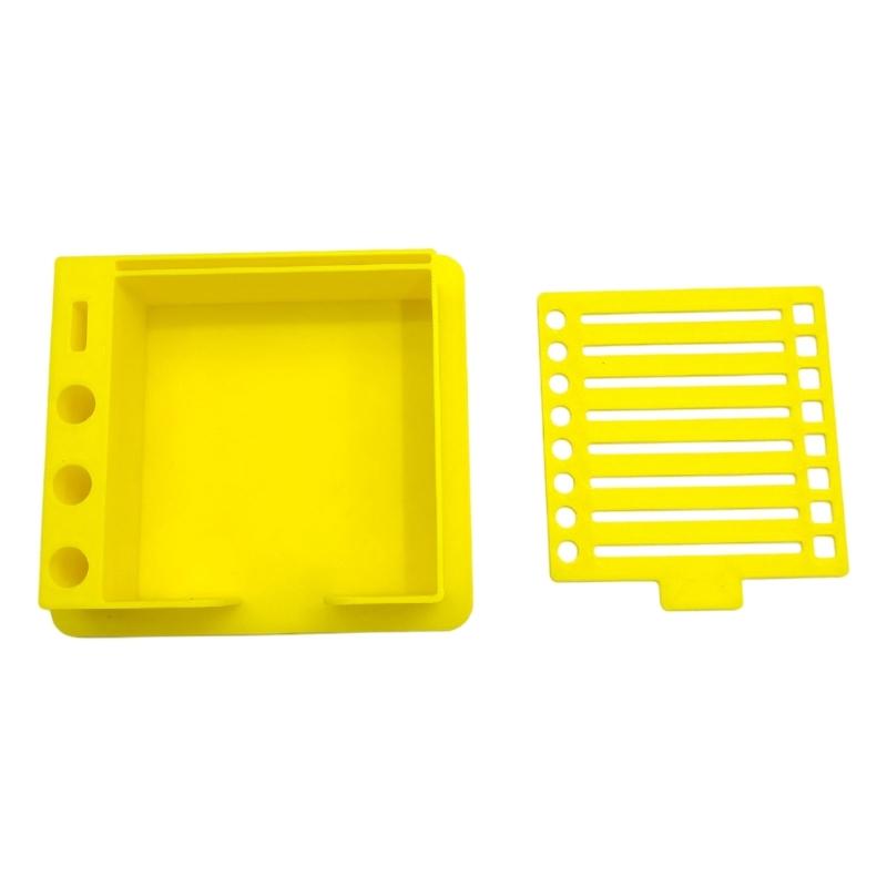 Space Saving Desk Tray Note Templates Hold Box For Notes Pens Office Supplies