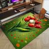1PC Tulips Flowers Anti-slip Carpet, Suitable for Office, Bedroomand Playrooms. It Can Also Be Used As a Sofa Footrest cover-R45