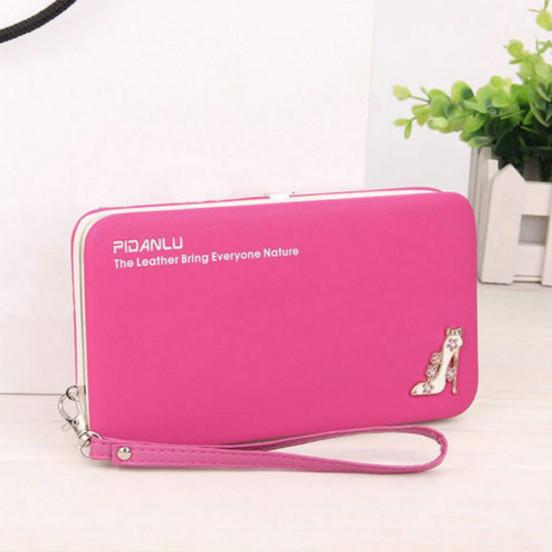 New Slim Long Ladies Wallet With Pu Leather Antitheft Storage For Daily Use