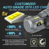 MAXGTRS 30000LM H4 LED 9003 HB2 Headlights High and Low Beam with Fan Wireless 110W Car Headlamp 12V