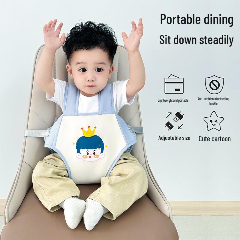 Child's High Chair Safety Belt - Portable Anti-Fall Strap for Infant Seat Protection