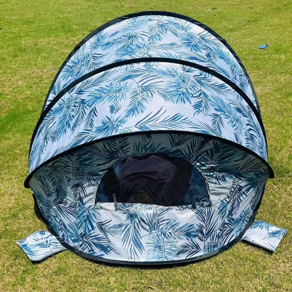 Automatic Folding Beach Tent: Sun Protection & Windproof Canopy for Outdoor Play and Picnics