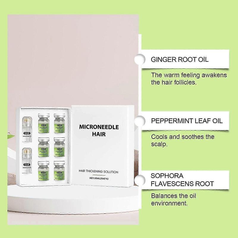 Hair Regrowth System, Advanced Hair Growth Treatment with Ginseng, Peppermint Oil and Ginger Root,Strengthens Roots Treatment for Thicker