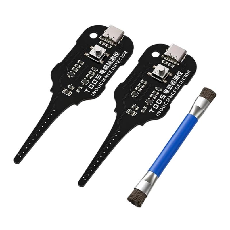 High Accuracy Handheld Motherboard Inductance Tester For Computer PC And Phone Repair With Mini Cleaning Tool Brush